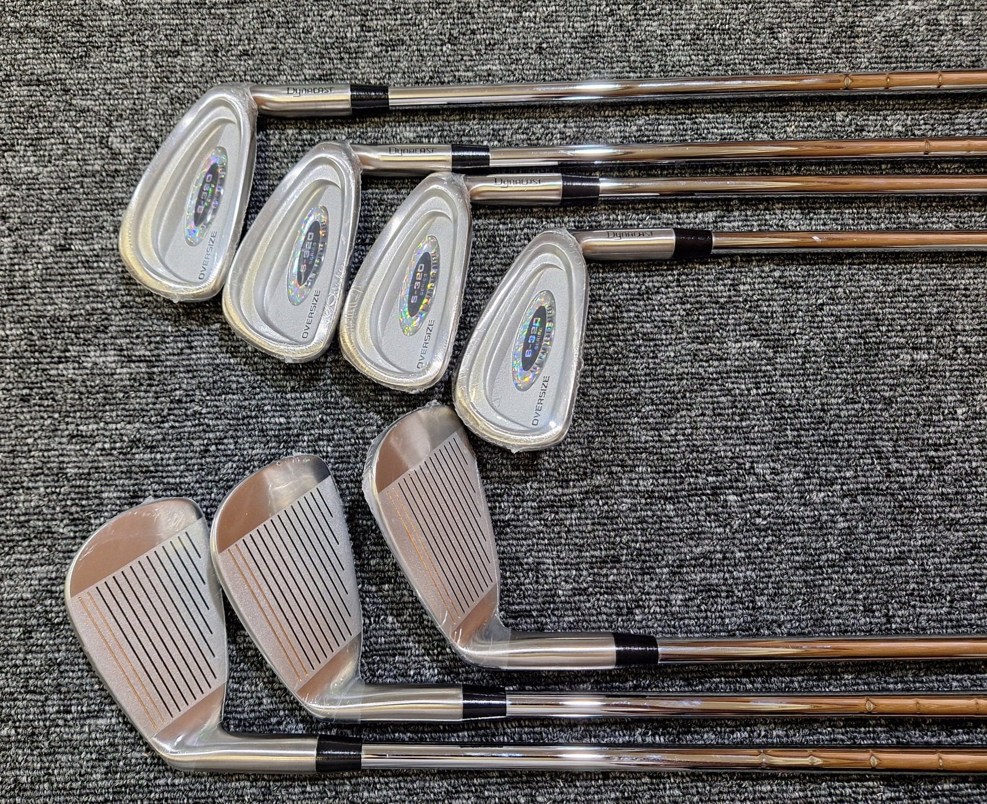 NEW - Dynacast - S320 Irons - 4 - PW - Std Length - KBS Tour 80 Reg Flex Steel - Right Hand - Shams Golf Exchange