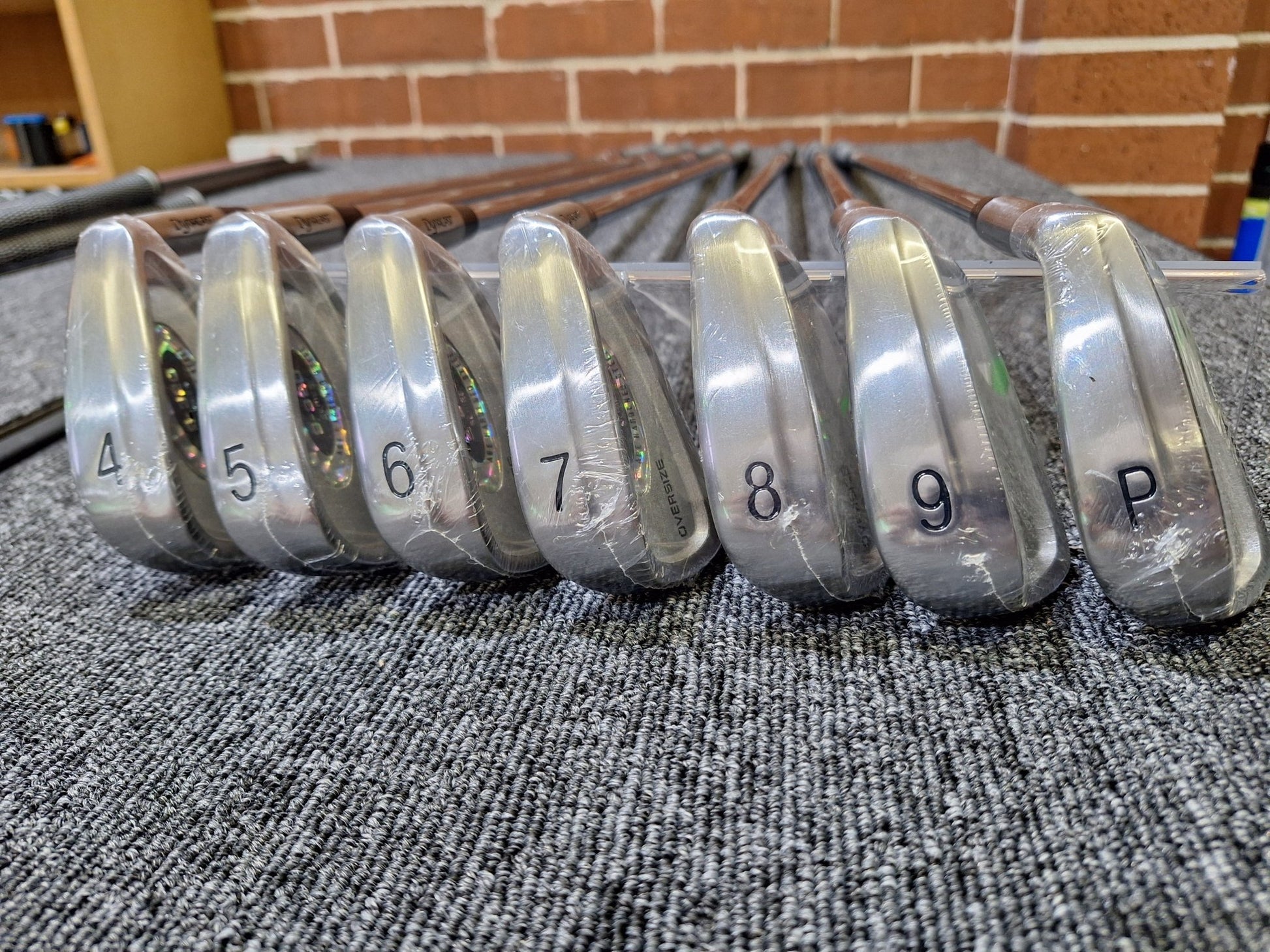 NEW - Dynacast - S320 Irons - 4 - PW - Std Length - KBS Tour 80 Reg Flex Steel - Right Hand - Shams Golf Exchange