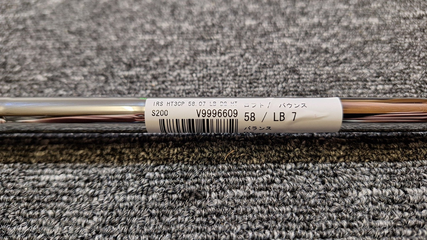 NEW - Taylormade - Milled Grind HI - TOE Wedge (2022) - 58/07 - Dynamic Gold - RH - Shams Golf Exchange