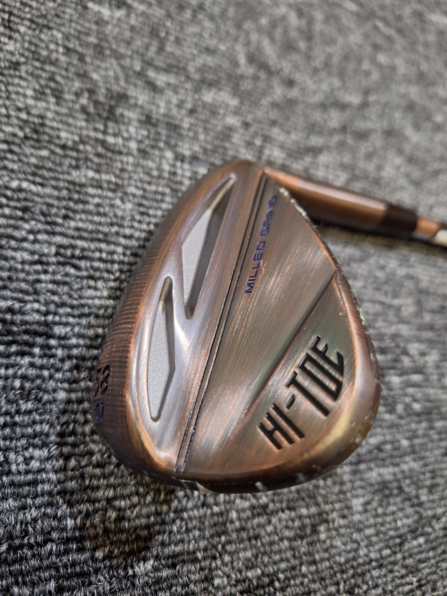 NEW - Taylormade - Milled Grind HI - TOE Wedge (2022) - 58/07 - Dynamic Gold - RH - Shams Golf Exchange