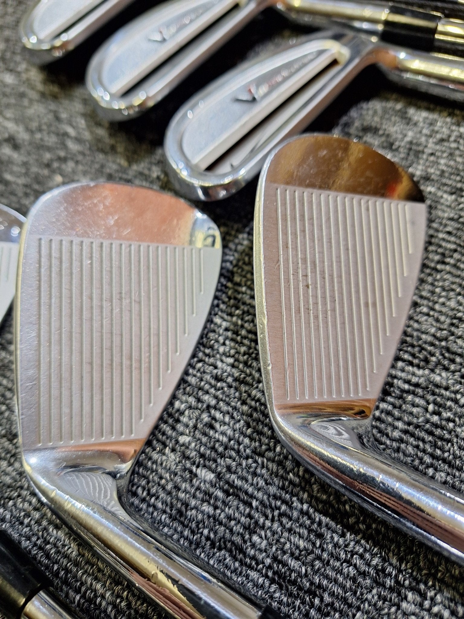 Nike - Victory Red Forged Pro Combo Irons - #4 - PW - Stiff Steel - Right Hand - Shams Golf Exchange