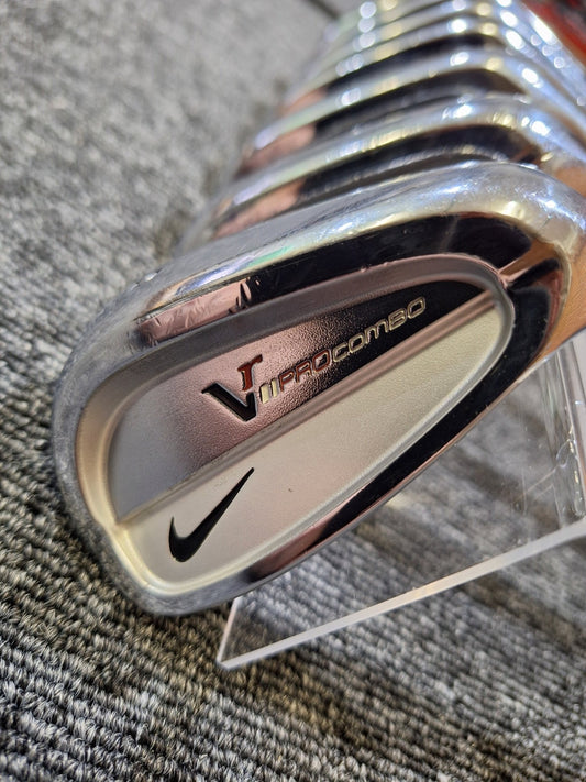 Nike - Victory Red Forged Pro Combo Irons - #4 - PW - Stiff Steel - Right Hand - Shams Golf Exchange