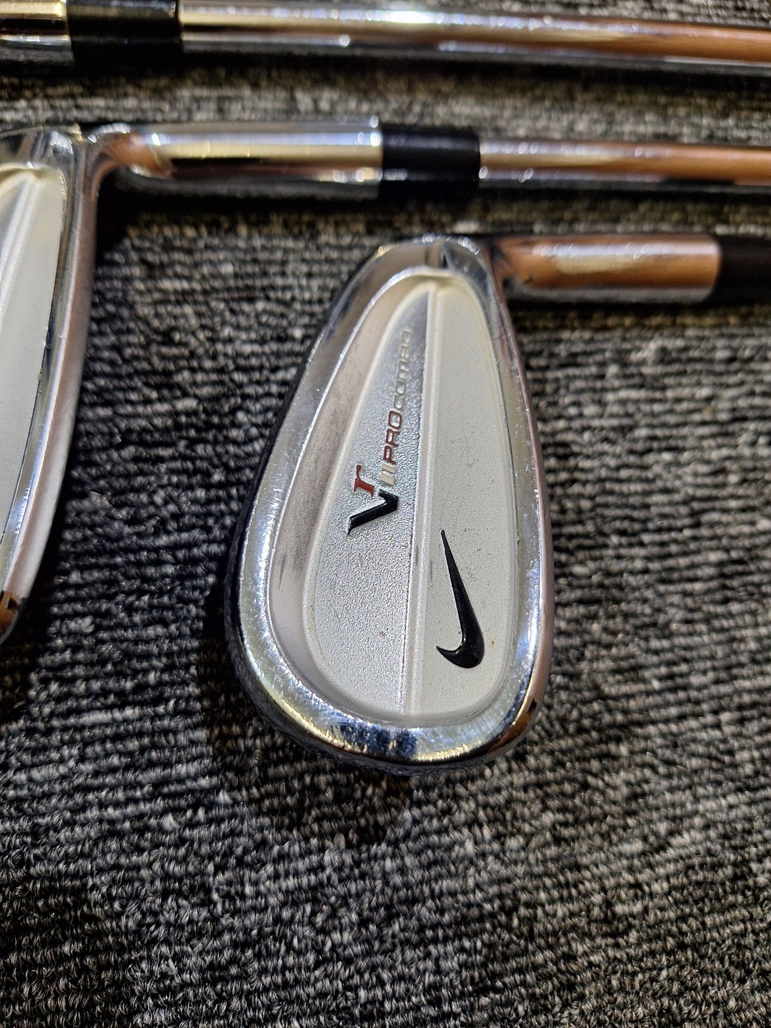 Nike - Victory Red Forged Pro Combo Irons - #5 - PW - Stiff Steel - Right Hand - Shams Golf Exchange