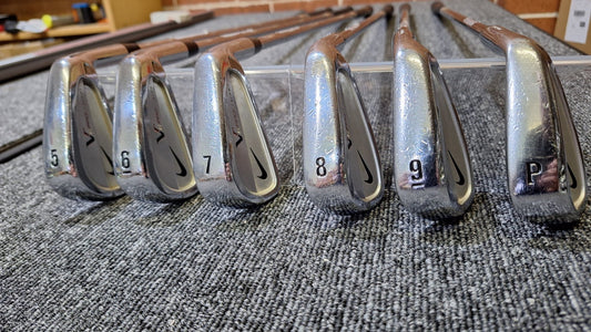 Nike - Victory Red Forged Pro Combo Irons - #5 - PW - Stiff Steel - Right Hand - Shams Golf Exchange