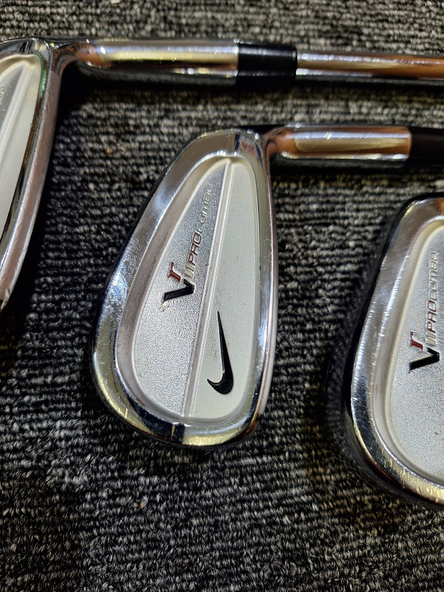 Nike - Victory Red Forged Pro Combo Irons - #5 - PW - Stiff Steel - Right Hand - Shams Golf Exchange