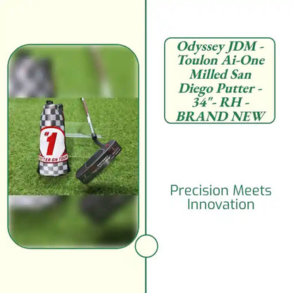 Odyssey JDM - Toulon Ai-One Milled San Diego Putter - 34"- RH - BRAND NEW by@Outfy