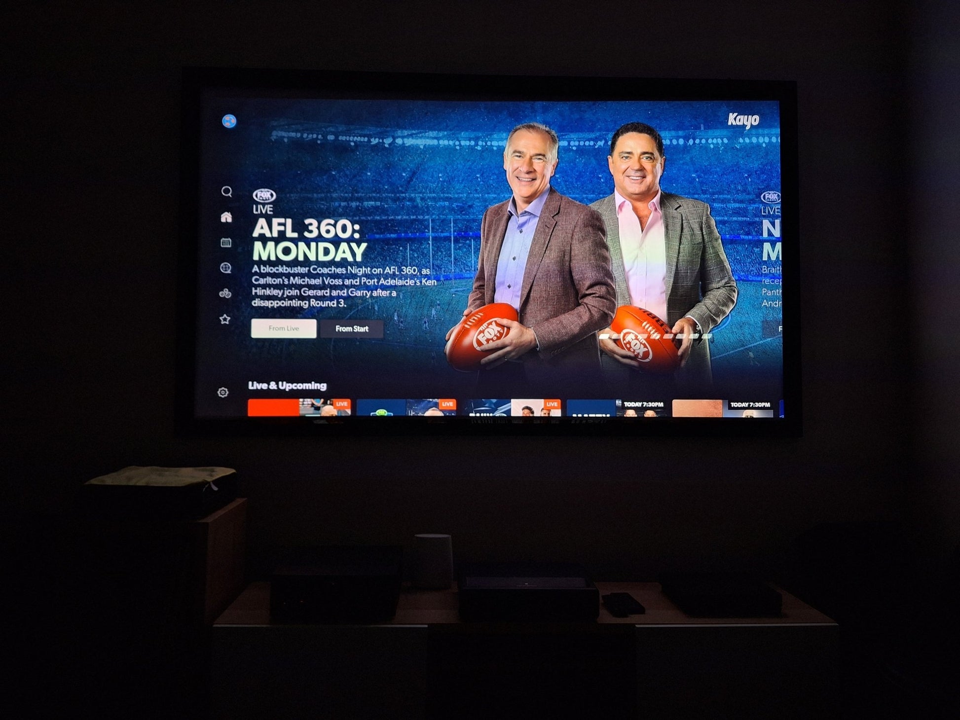 Xiaomi - 4k Ultra Short Throw Projector - 150 inch - Screen Included - Shams Golf Exchange